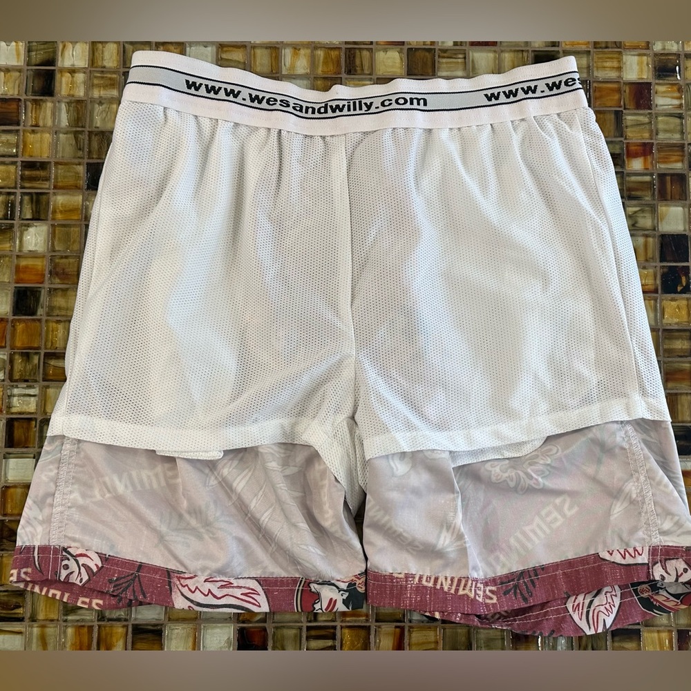 NWT Wes & Willy Florida State Seminoles FSU Men's Swim Trunks~Medium~$60 - Picture 6 of 8